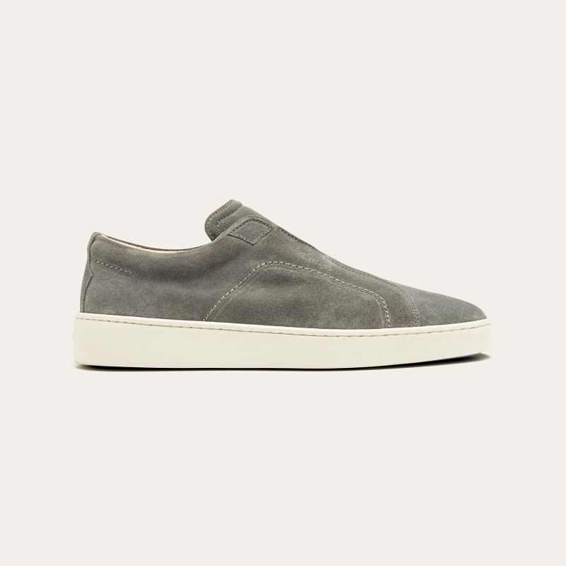 Greve Sneaker Wave Basalto suede