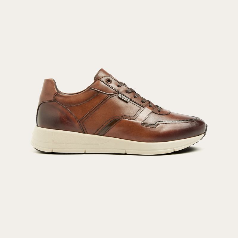 Greve Sneaker Walker Mogano Corsaro Calf - extra breed
