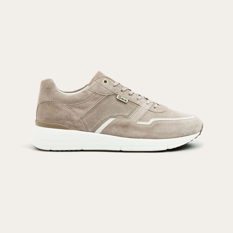 Greve Sneaker Walker Roccia Suede - extra breed