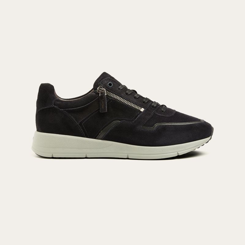 Greve Sneaker Walker Dark Blue Suede - extra breed
