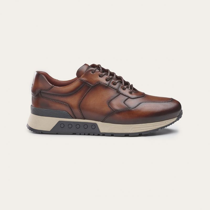 Greve Sneaker Haarlem Cognac Primus - extra breed