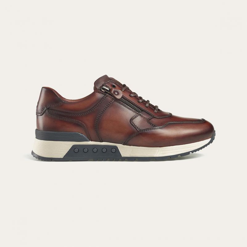 Greve Sneaker Haarlem Cognac Primus - extra breed