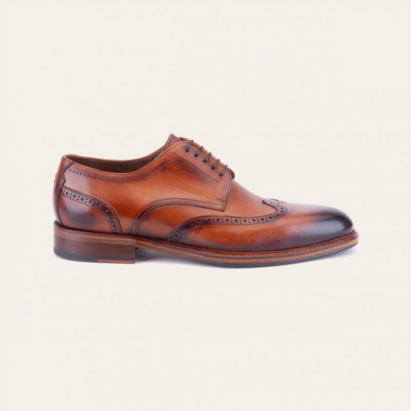 Greve Veterschoen Rotterdam H Cognac Patina