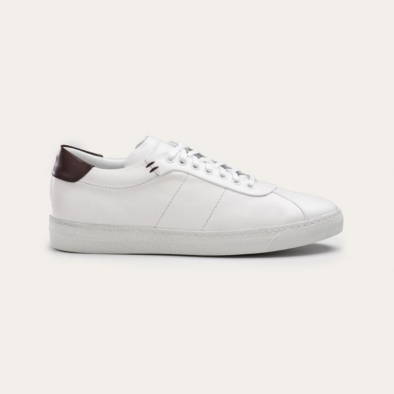 Greve Sneaker Umbria White Nappa/Brown