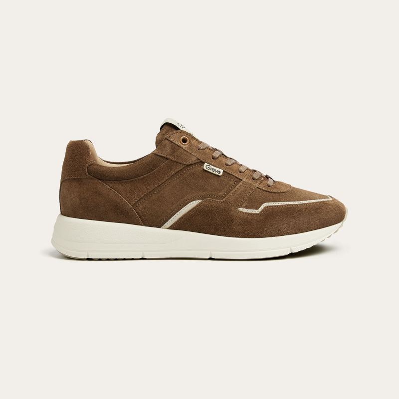 Greve Sneaker Walker Tabacco suede 