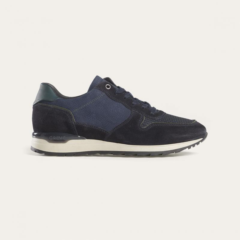 Greve Sneaker Fury Dark Blue Florence