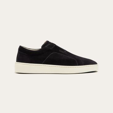 Greve Sneaker Wave Dark Blue suede 