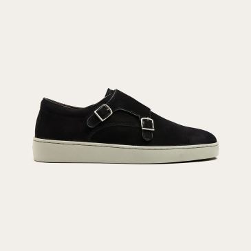 Greve Gespschoen Wave Dark Blue Suede 