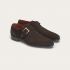 Greve Gespschoen Ribolla Dark Brown Velvet 